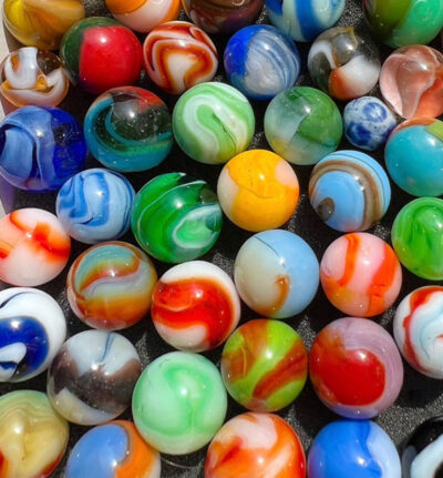 vintage machine made marbles